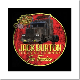 Jack Burton Trucking, distressed Posters and Art